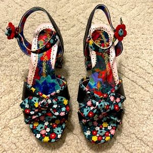 Irregular Choice Love Child style 4552-01B size 9.5 never worn!